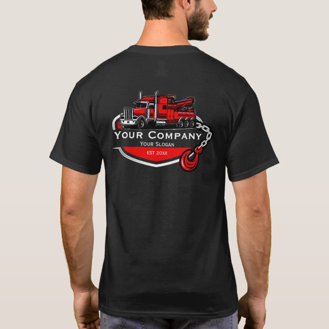 Professionell Bogseringsfirma, Transporttjänst T Shirt (Baksida)