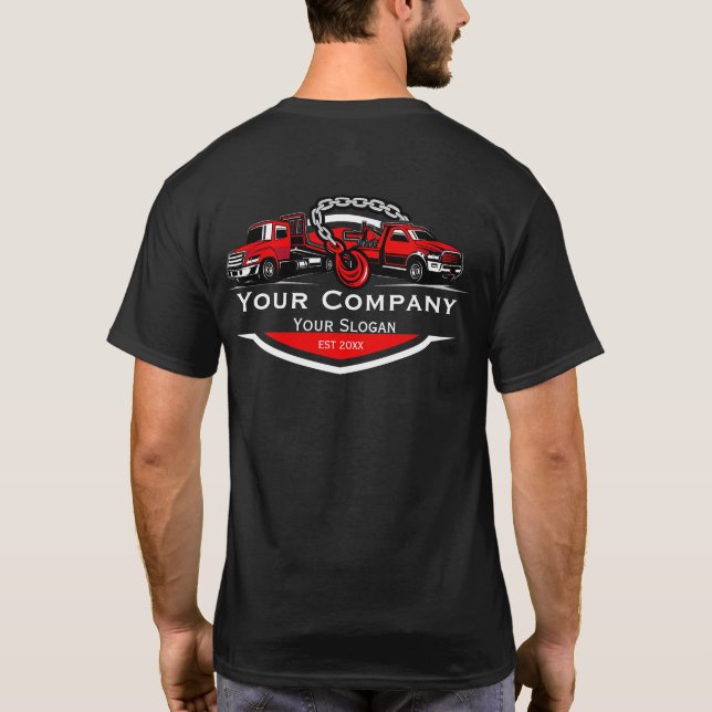 Professionell Bogseringsfirma, Transporttjänst T Shirt (Baksida)
