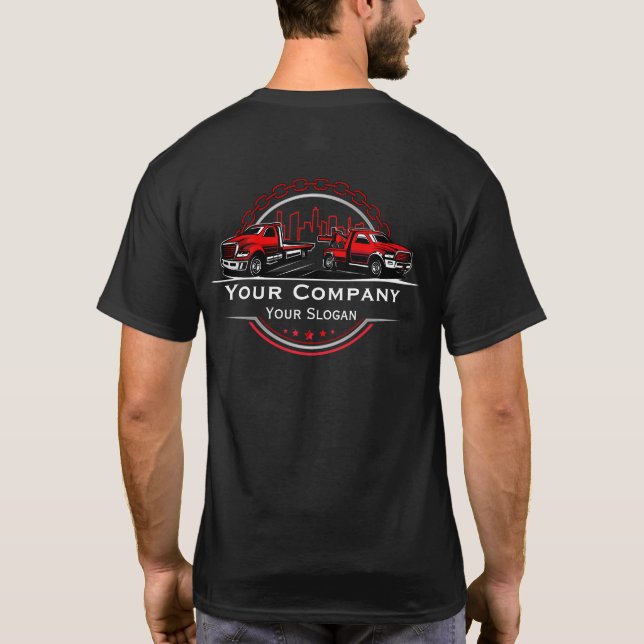 Professionell Bogseringsfirma, Transporttjänst T Shirt (Baksida)
