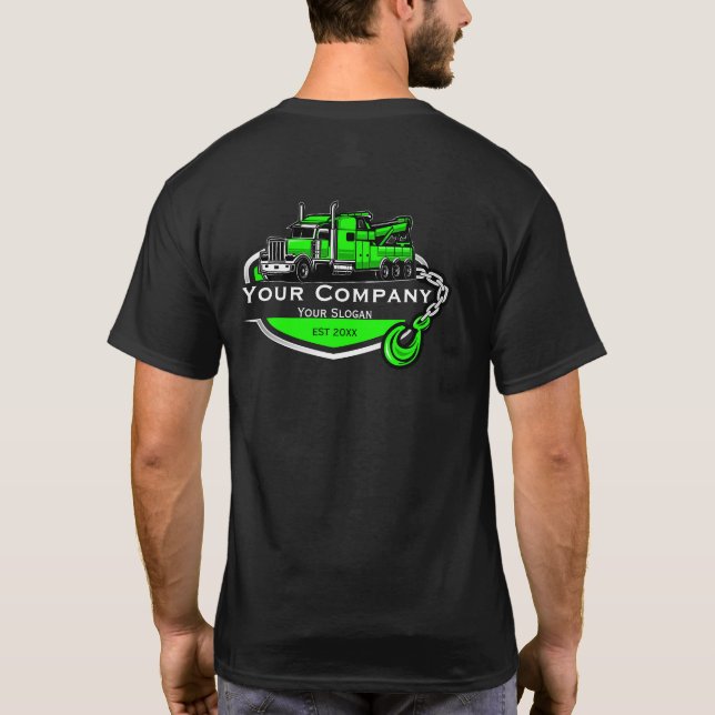 Professionell Bogseringsfirma, Transporttjänst T Shirt (Baksida)