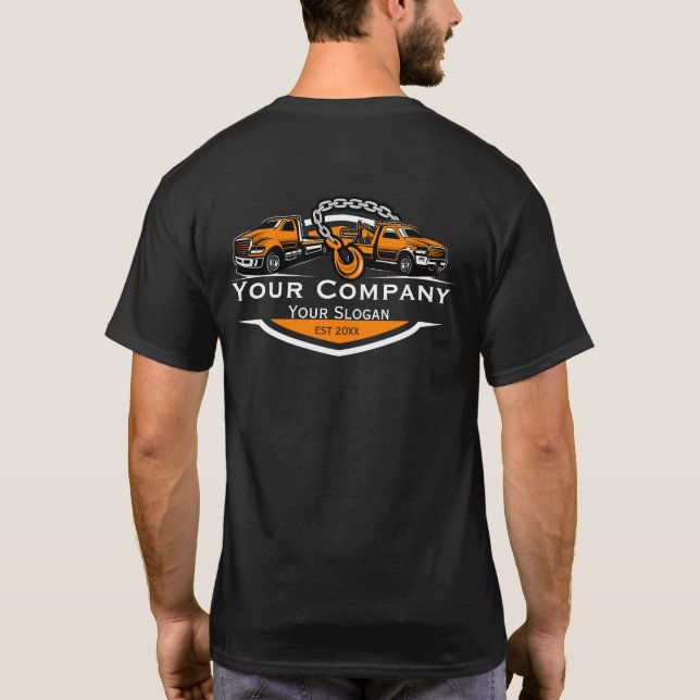 Professionell Bogseringsfirma, Transporttjänst T Shirt (Baksida)