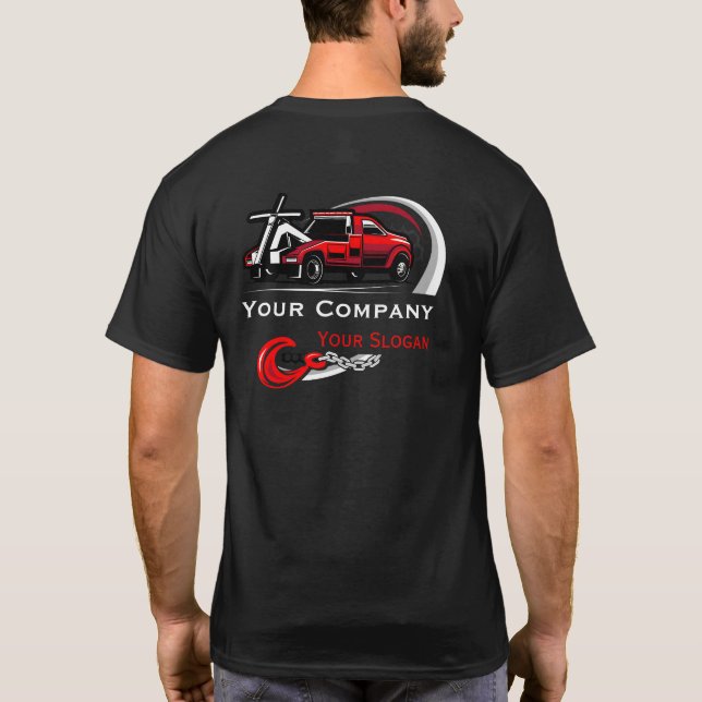Professionell Bogseringsfirma, Transporttjänst T Shirt (Baksida)