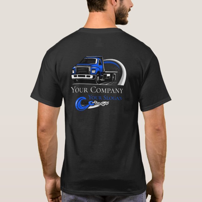 Professionell Bogseringsfirma, Transporttjänst T Shirt (Baksida)