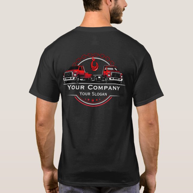 Professionell Bogseringsfirma, Transporttjänst T Shirt (Baksida)