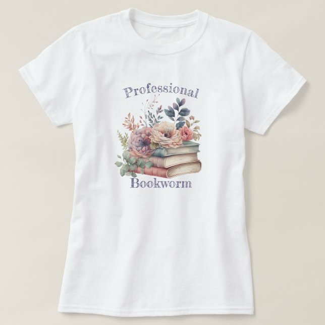 Professionell Bokälskare T Shirt (Design framsida)
