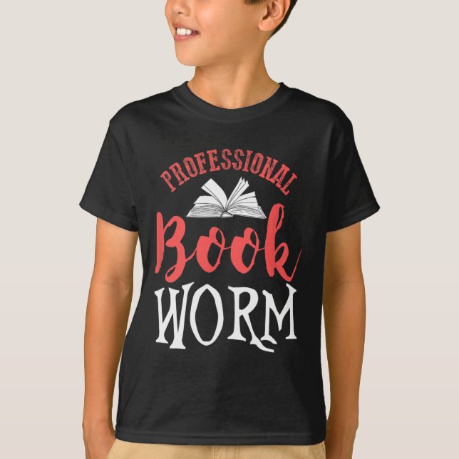 Professionell bokälskare  t shirt (Framsida)