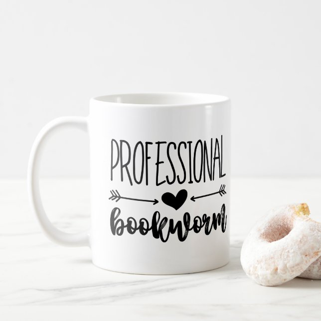 professionell-bokmask kaffemugg (Med munk)