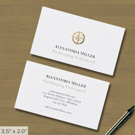 Professionell Bookkeeper Visitkort
