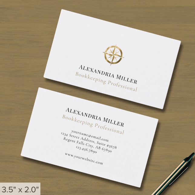 Professionell Bookkeeper Visitkort (Skapare uppladdad)