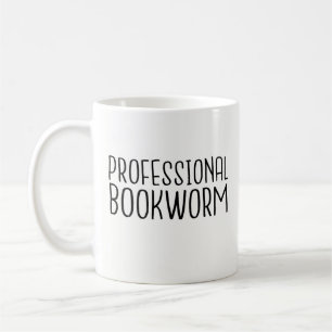 Professionell Bookworm - för bibliotekarier, läsar Kaffemugg