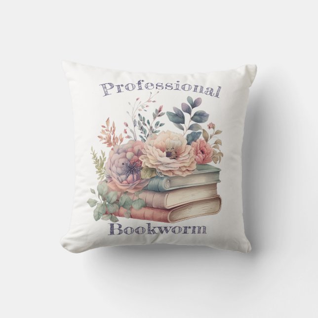 Professionell Bookworm Kudde (Framsida)