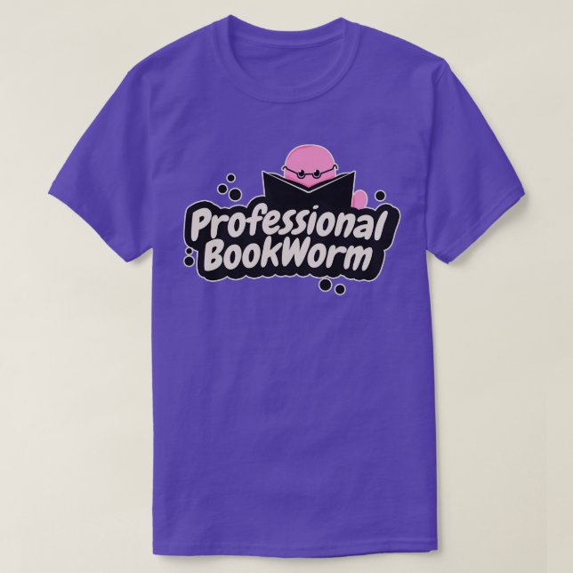 Professionell Bookworm T Shirt (Design framsida)