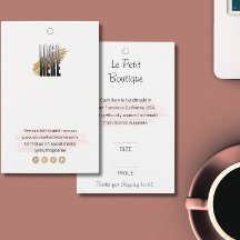 Professionell Boutique Logotyp Clothing Pris Märkr