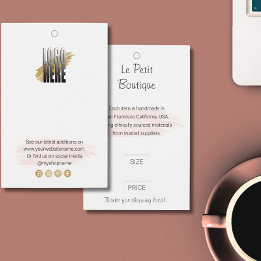 Professionell Boutique Logotyp Clothing Pris Märkr Visitkort