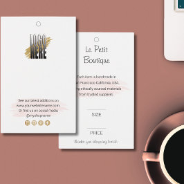 Professionell Boutique Logotyp Clothing Pris Märkr Visitkort