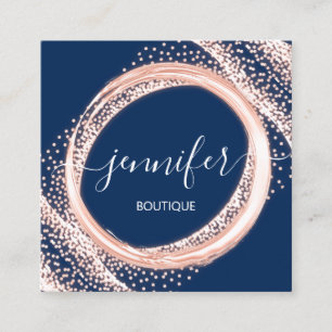 Professionell Boutique Shop Beauty Ro Fyrkantigt Visitkort