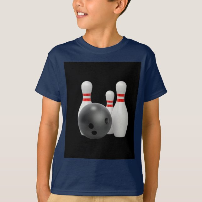 Professionell Bowling T-Shirt (Framsida)