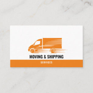 Professionell Box Lastbil Flytta Delivery Services Visitkort