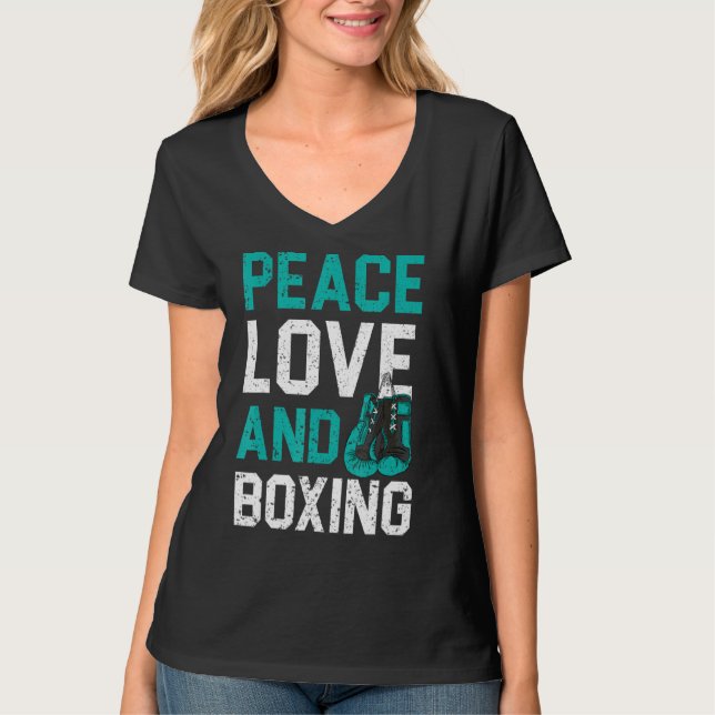 Professionell Boxer Boxing Knockout Puncher Sparri T Shirt (Framsida)