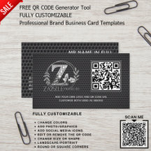 PROFESSIONELL, BRANDADELAD LOGOTYP DESIGN QR CODE-