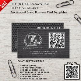 PROFESSIONELL, BRANDADELAD LOGOTYP DESIGN QR CODE- VISITKORT