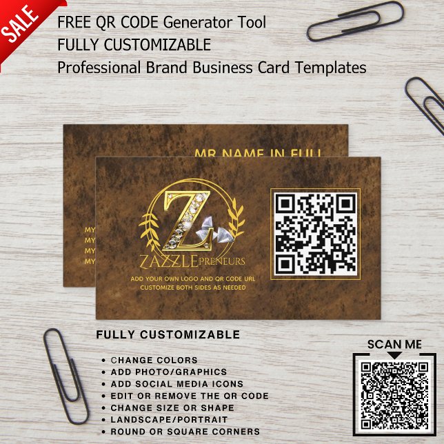 PROFESSIONELL, BRANDADELAD LOGOTYP DESIGN QR CODE- VISITKORT (Scan the code to view the FULL collection)