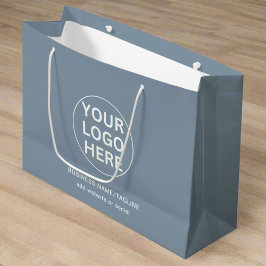 Professionell Branded Company Logotyp Dusty Blue