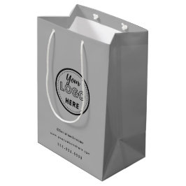 Professionell Branding Minimalist Grått Promo-Logo