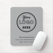 Professionell Branding Minimalist Grått Promo-Logo