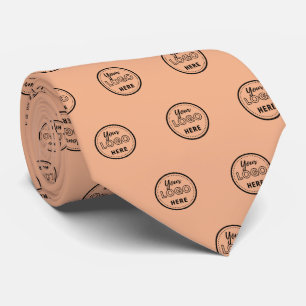 Professionell Branding Minimalist Orange Promo Log Slips
