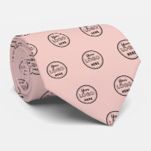 Professionell Branding Minimalist Rosa Promo Logot