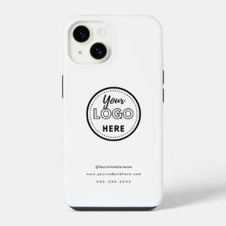 Professionell Branding Minimalist White Promo Logo