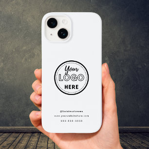 Professionell Branding Minimalist White Promo Logo