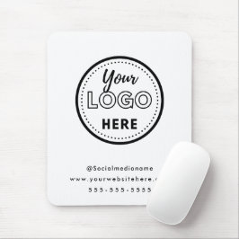 Professionell Branding Minimalist White Promo Logo Musmatta