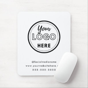 Professionell Branding Minimalist White Promo Logo Musmatta