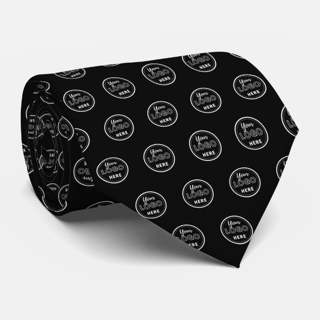 Professionell Branding Modern Black Promo Logotyp Slips (Rullad)