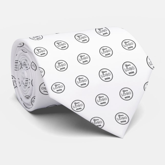 Professionell Branding Modern White Logotyp Slips (Rullad)