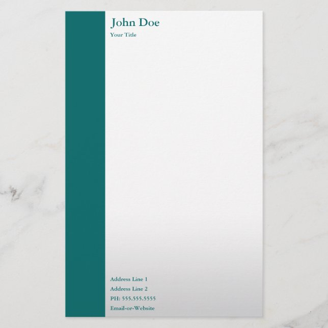 professionell brevpapper (Framsida)