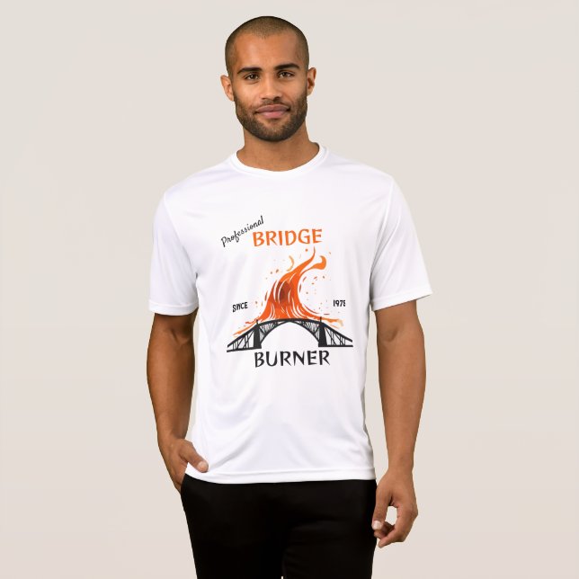 Professionell broförstörare t shirt (Hel framsida)