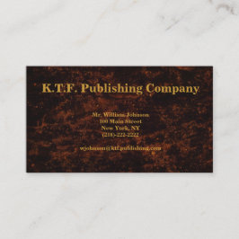 Professionell Bronze Visitkort