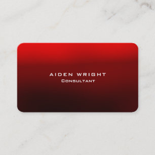Professionell Brown Red Snyggt Modern minimalist Visitkort