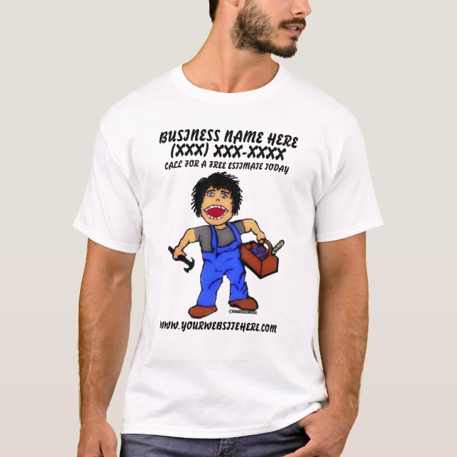 Professionell Builder Ad Tee Shirt (Framsida)