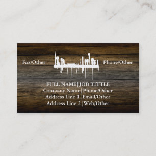 Professionell Builder Carpenter Verktyg Woodworkin Visitkort