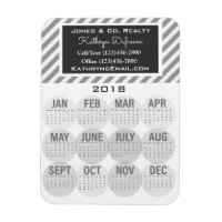 Professionell Business 2018 Calendar Grått