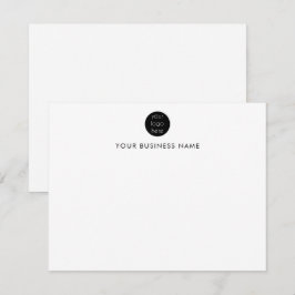 Professionell Business Company Logotyp Brand Anteckningskort