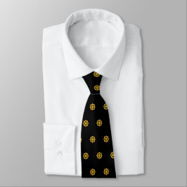 Professionell Business Kapten Mönster Black Slips