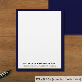 Professionell Business Letterhead Brevhuvud