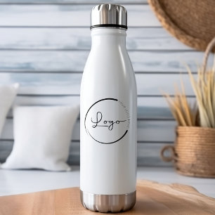 Professionell Business Logotyp Branded Vattenflask Klistermärken