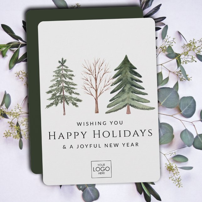 Professionell Business Logotyp Minimal jul Julkort (Skapare uppladdad)
