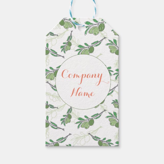 Professionell Business Logotyp Promoting Presentetikett (Framsidan)